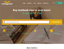 Tablet Screenshot of icollegetext.com